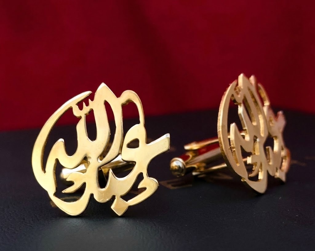 Customized Name and Alphabet Cufflinks - DESIGN 06