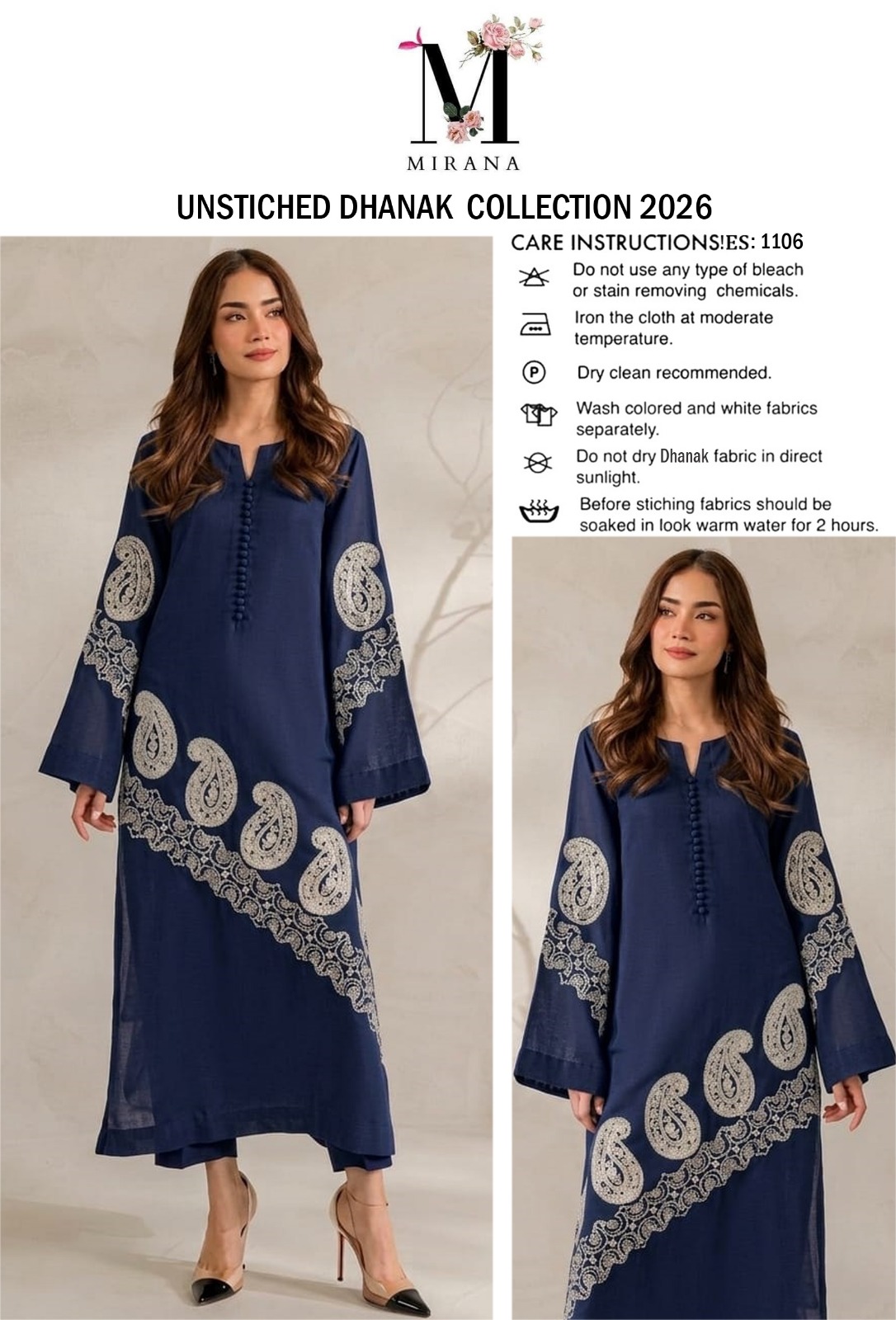 Dhanak Embroidered 2pc - DESIGN 37