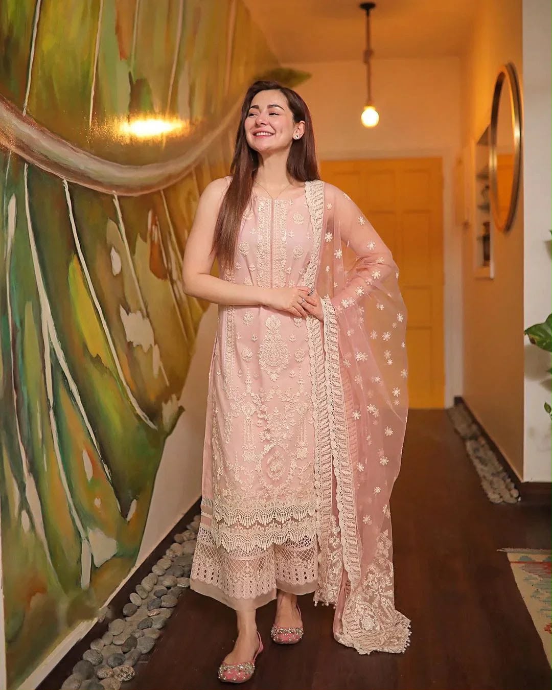 Qalamkar Dhanak Embroidered 3PC Suit D#7613 - DESIGN 01