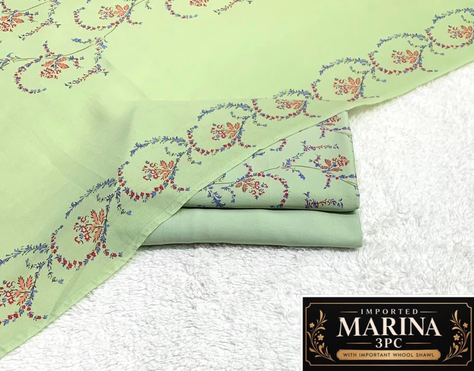 IMPORTED MARINA 3PC COLLECTION BY IT - MINT GREEN