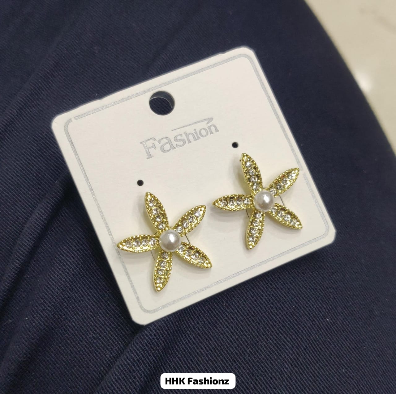 Golden Fancy Earrings - DESIGN 02