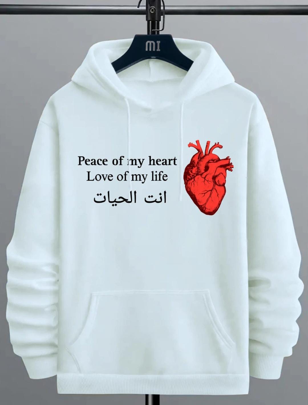 Customized Winter Fleece Hoodie - DESIGN 02