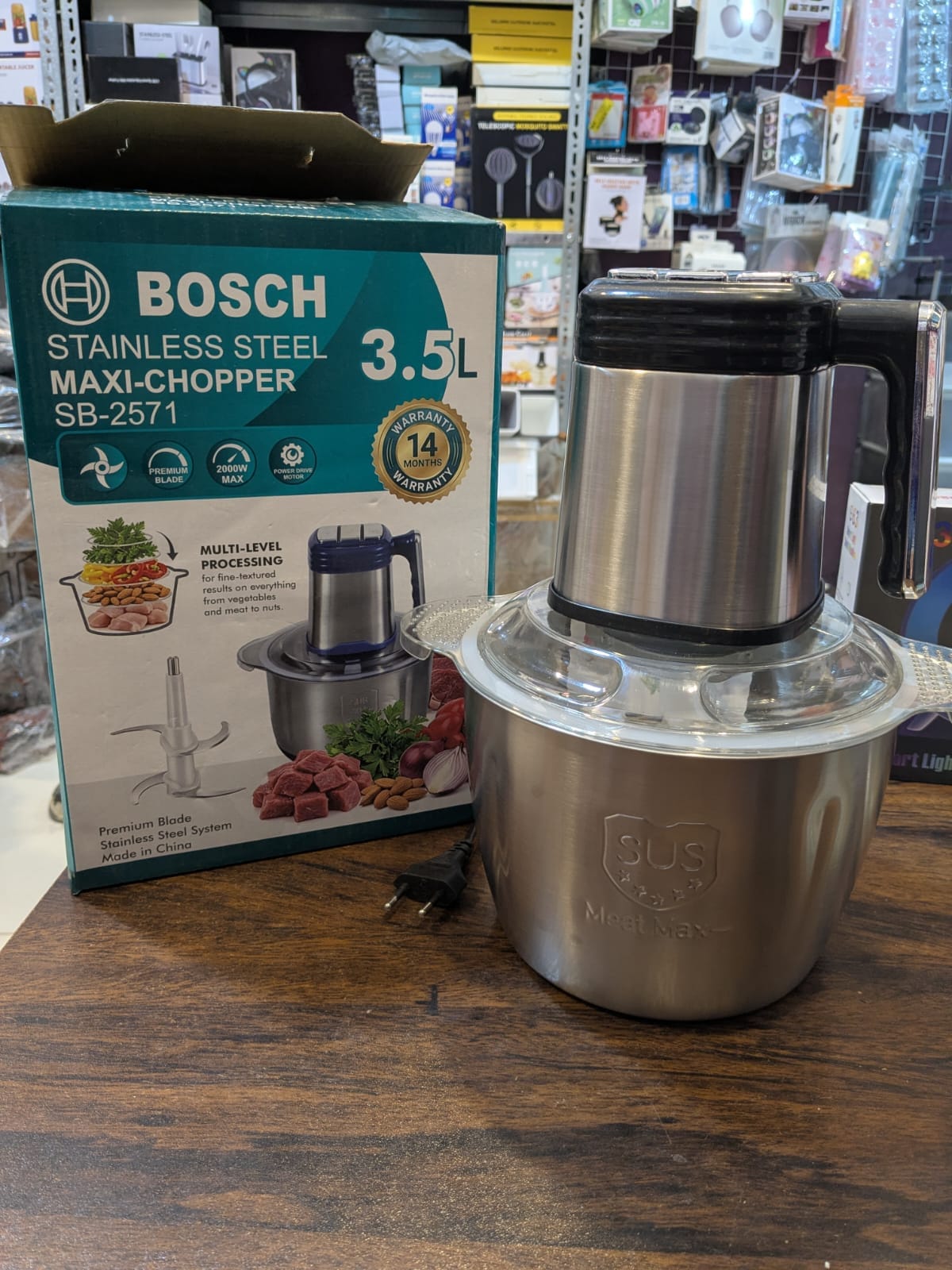 Bosch 3.5L Stainless Steel Maxi Chopper