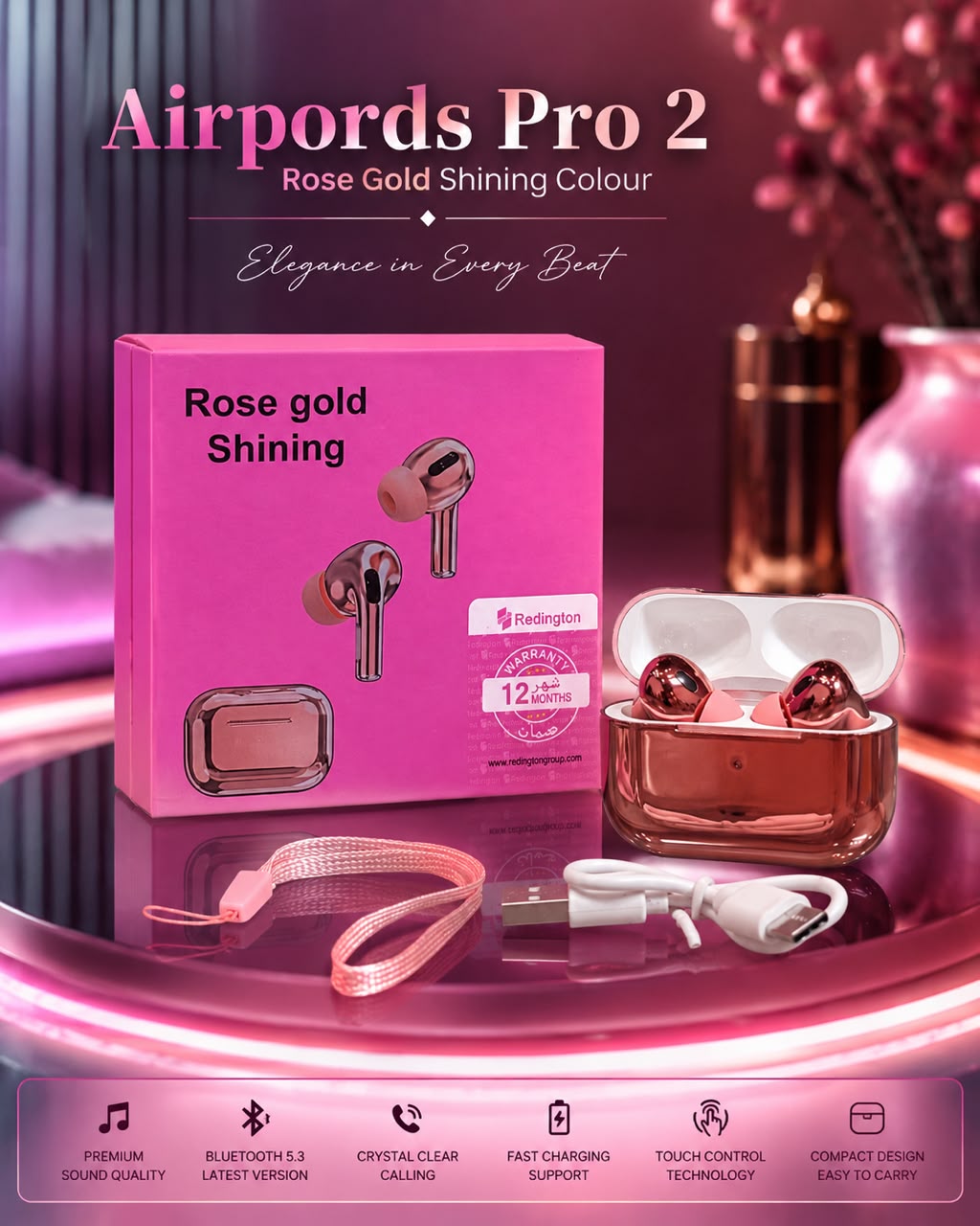 AirPods Pro 2 Buzzer Edition with Lanyard - DESIGN 01