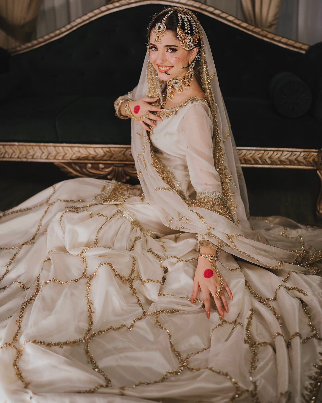 Code 254 Semi Pure Chiffon Embroidered Lehenga