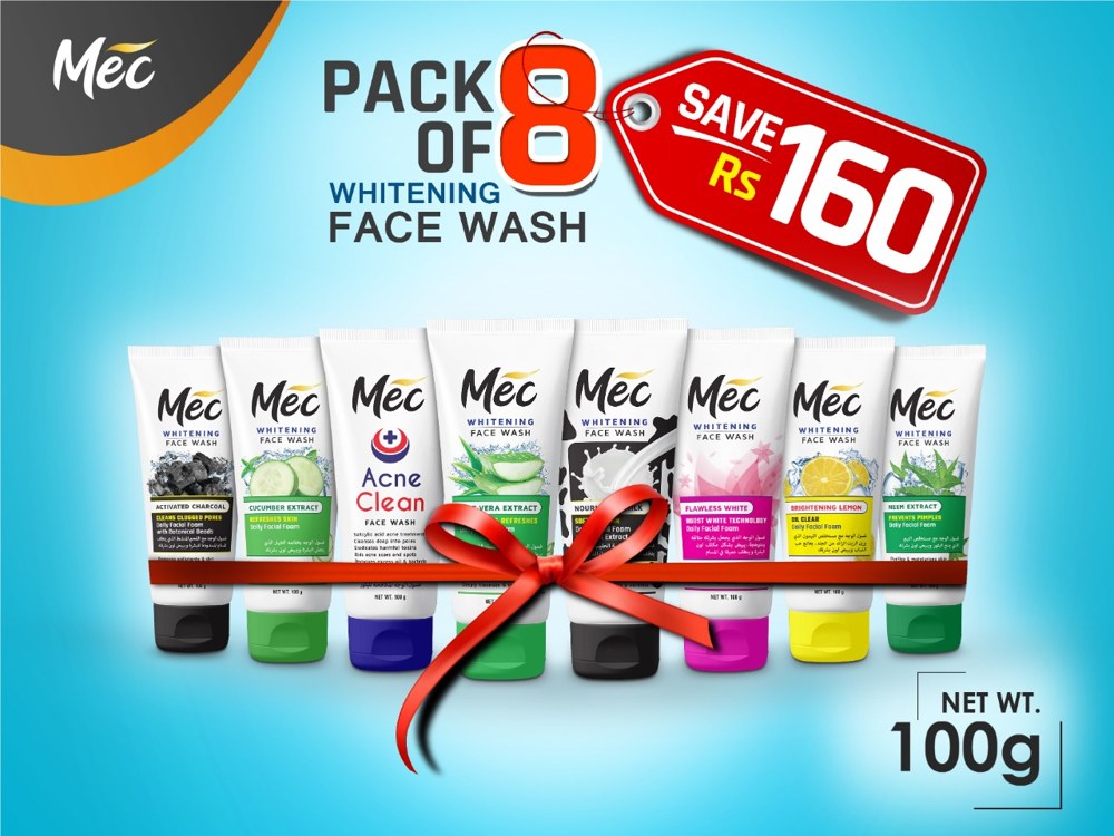 Mec Face Wash Mix Colour