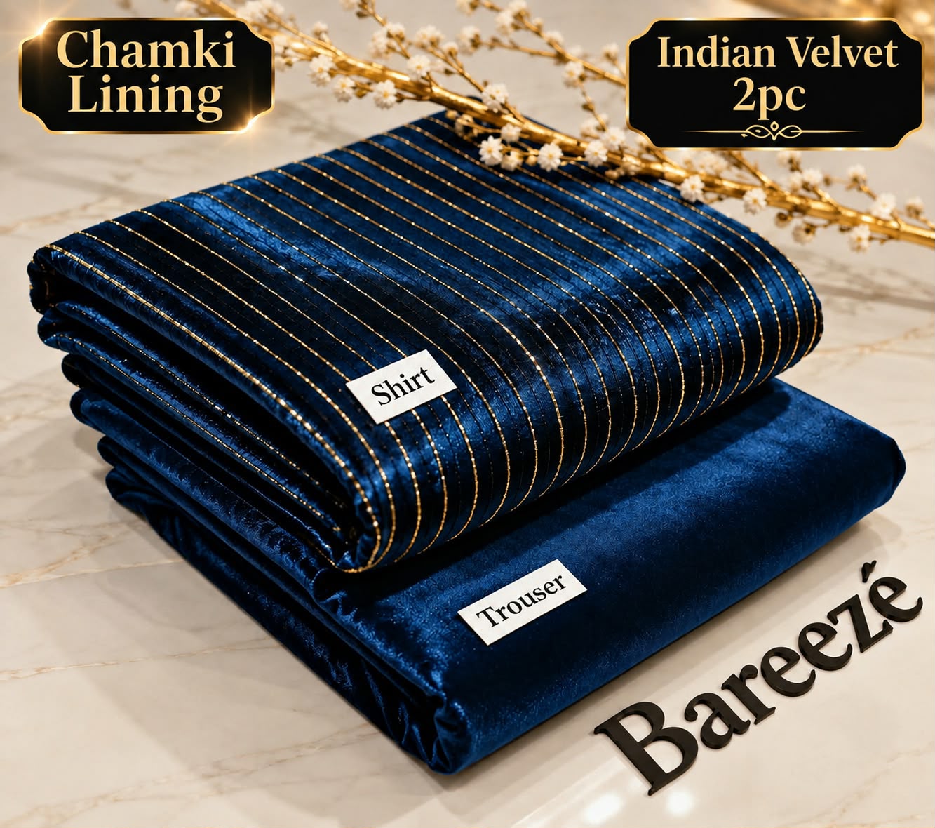 Indian Velvet 2pc with Chamki Lining Vol 26-27 - DESIGN 06