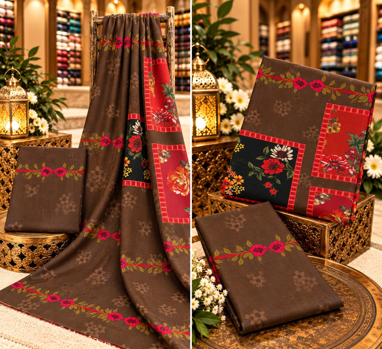 Printed Khaddar 2pc - DESIGN 12