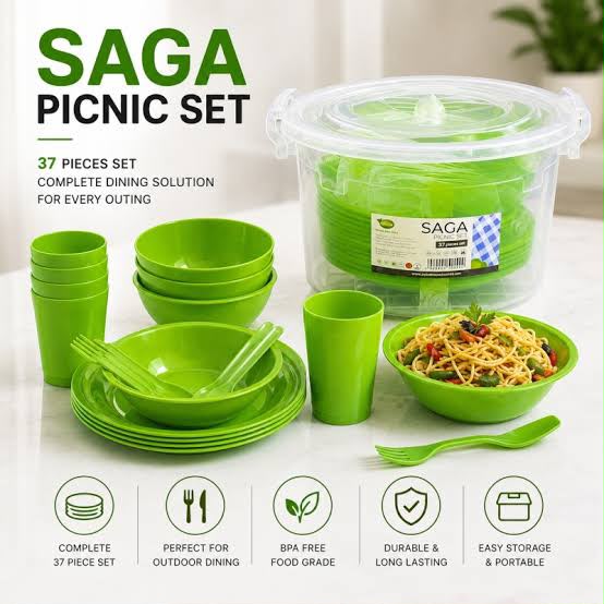 Saga Picnic Set 37 Pcs