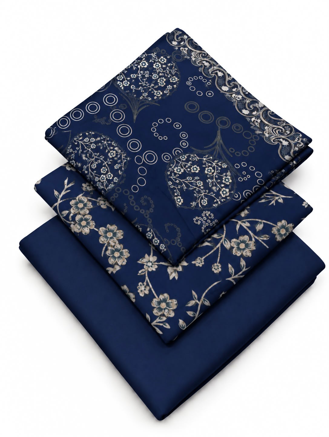 Dhanak Printed Hit Code Unstitched 3pc - DESIGN 09