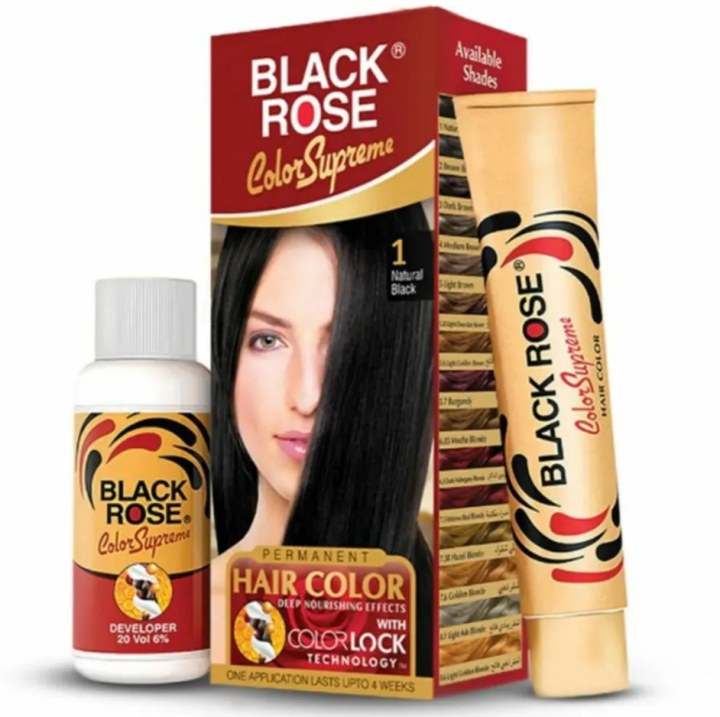 Black Rose Hair Colour Natural Black 1