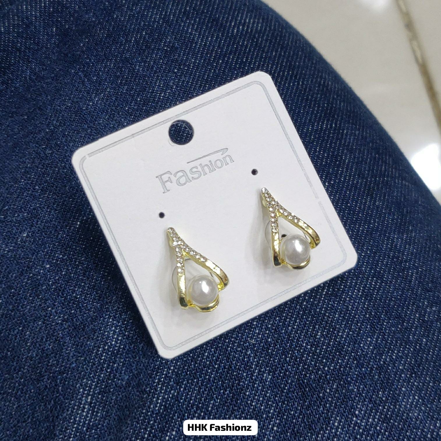 Golden Fancy Earrings - DESIGN 04