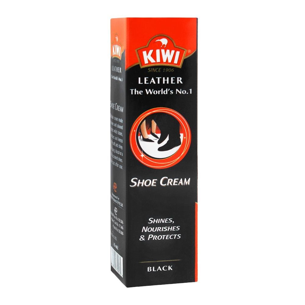 Kiwi Shoe Cream Tube Black 45Ml