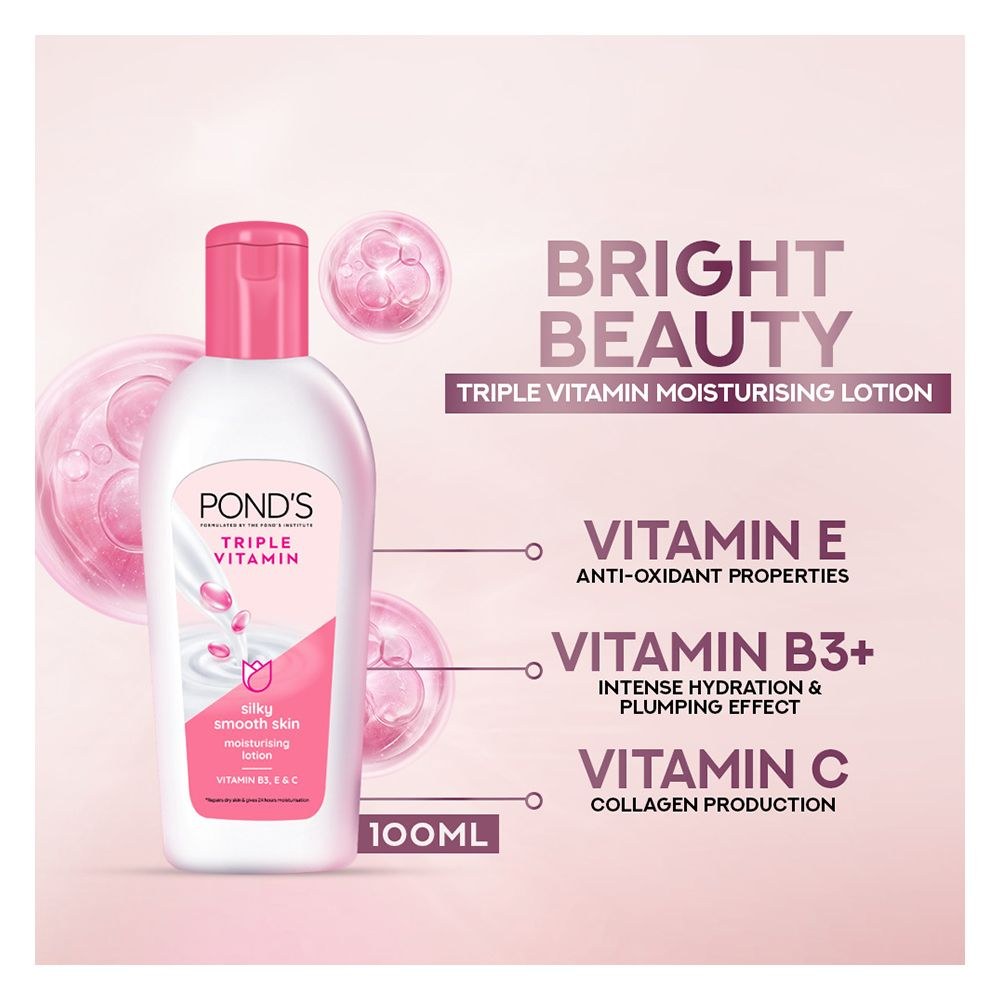 Ponds Triple Vitamin Lotion 100Ml