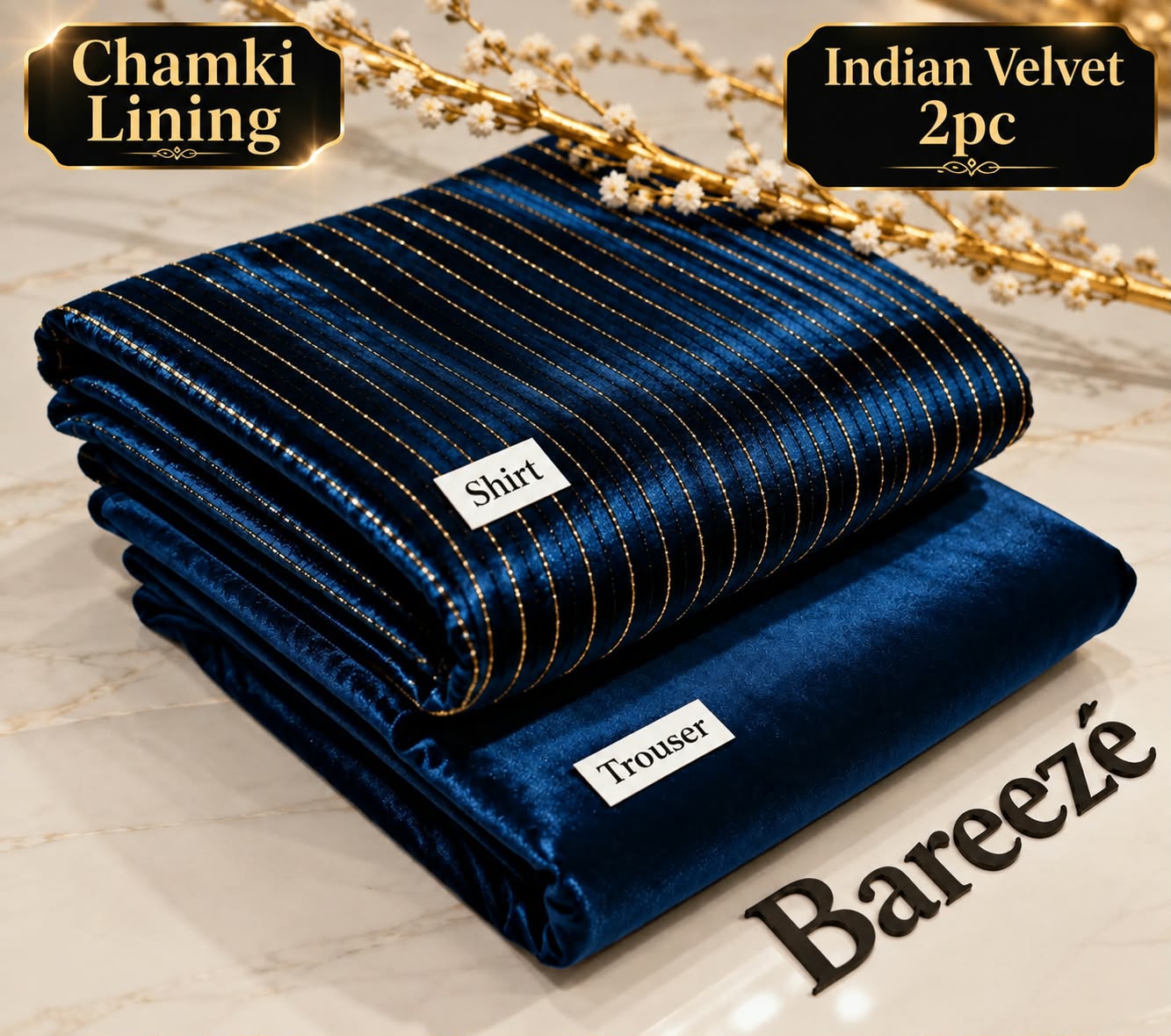 Indian Velvet 2pc with Chamki Lining Vol 26-27 - DESIGN 03