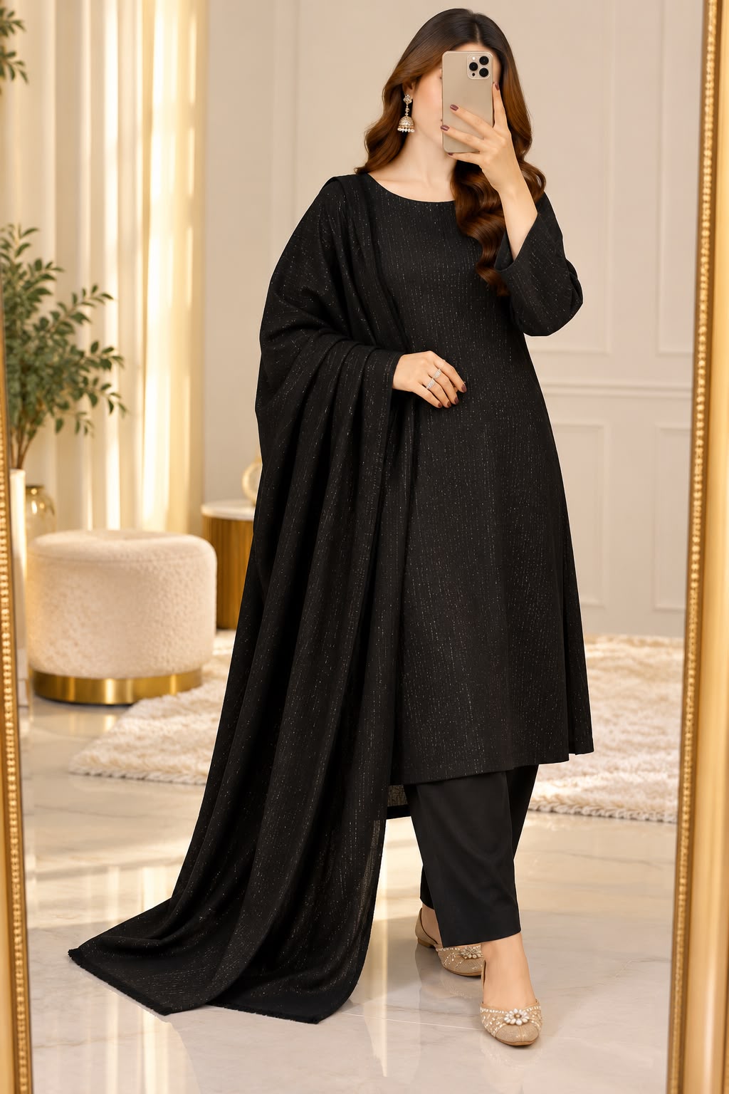 Bareeze Dhanak 3PC Suit - DESIGN 06