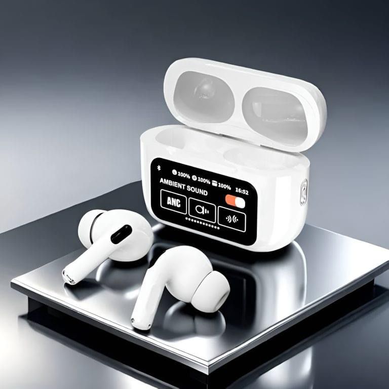 A9 Pro LED Screen AirPods White