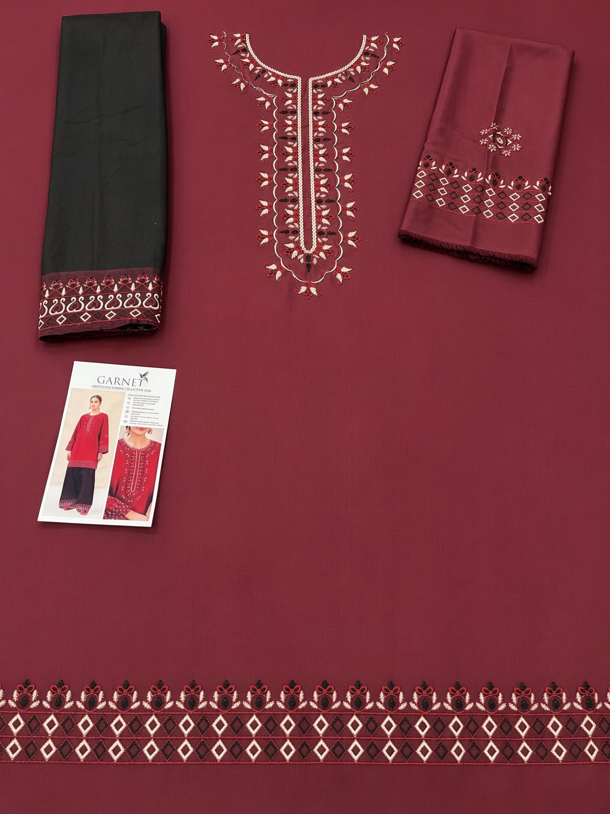 Dhanak Embroidered 2pc - DESIGN 23