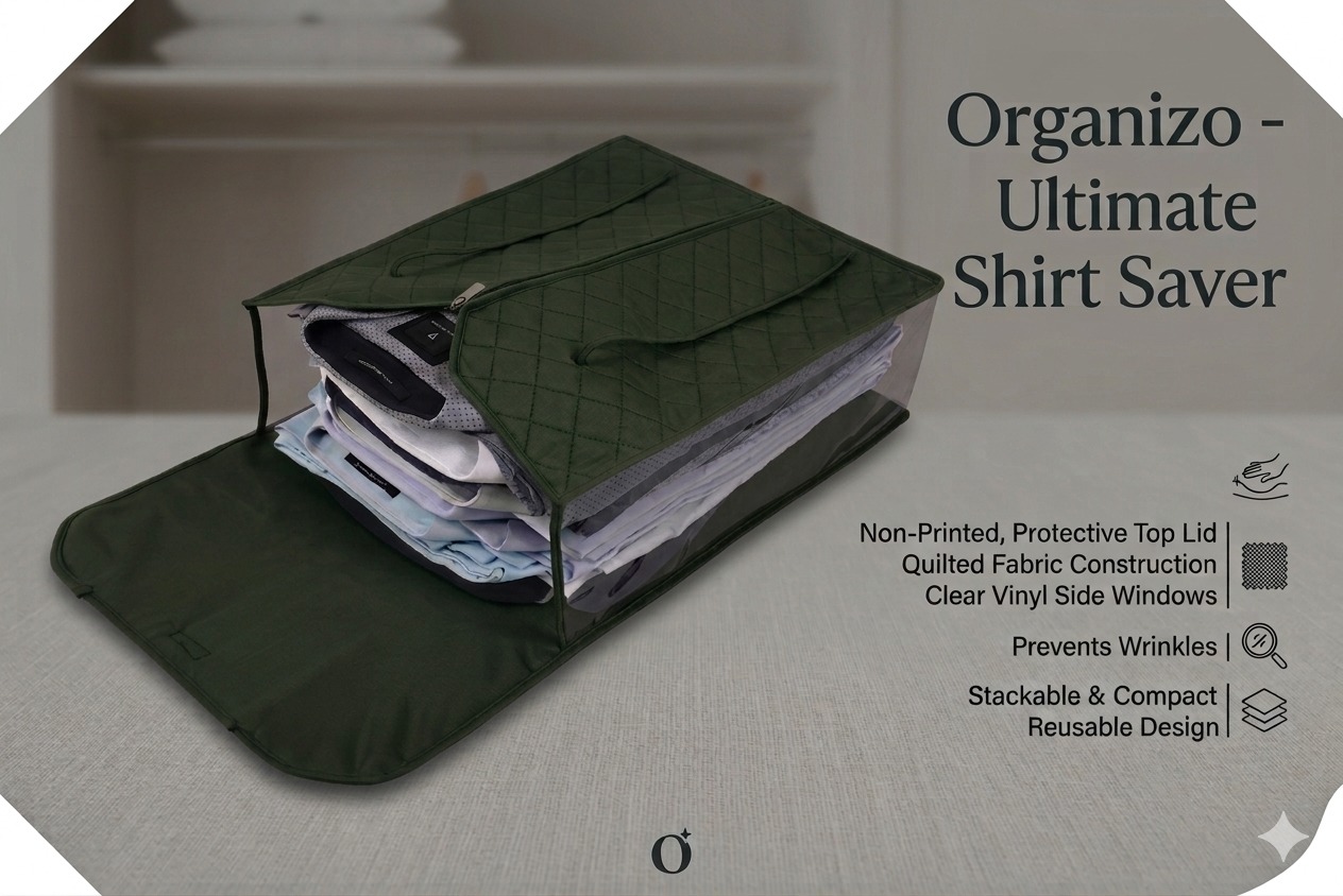 Quilted Shirt Saver Storage Box