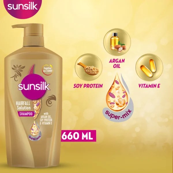 Sunsilk Shampoo Hairfall Golden 680Ml Xl