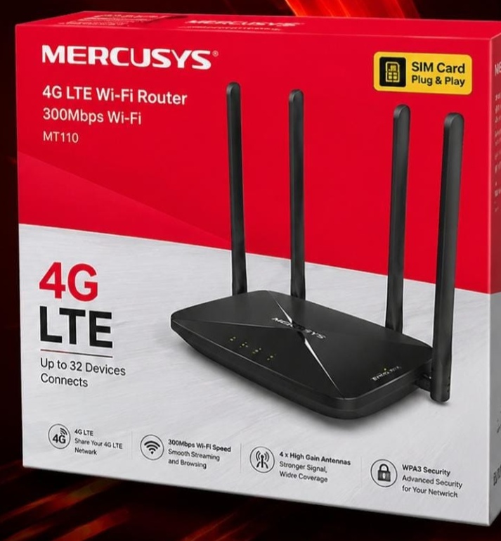 MERCUSYS MT110 4G LTE WI-FI ROUTER