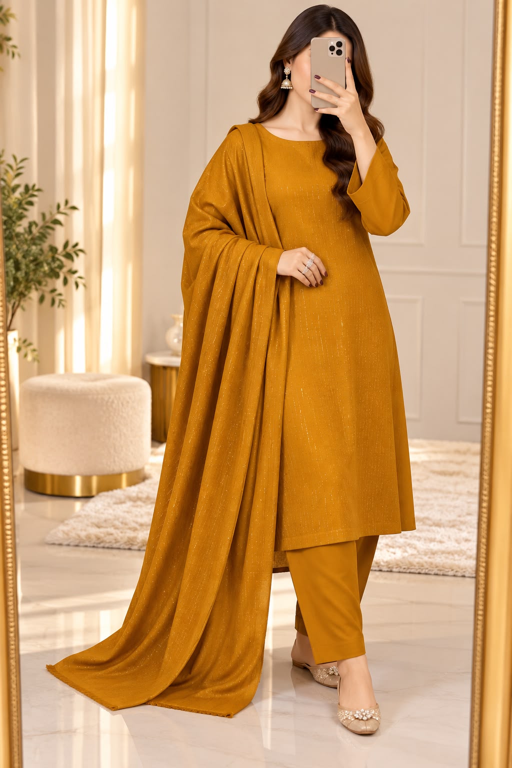 Bareeze Dhanak 3PC Suit - DESIGN 03