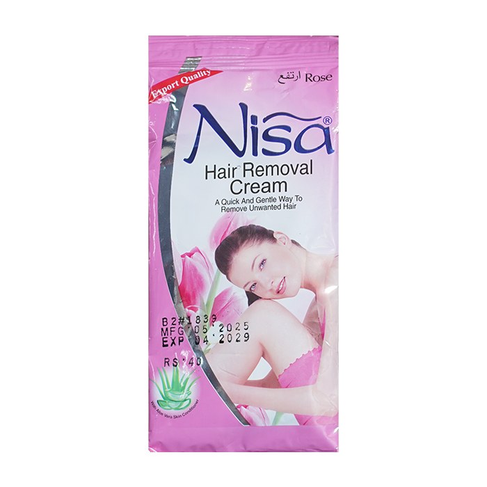 Nisa Hair Removal Cream Sachet Rose