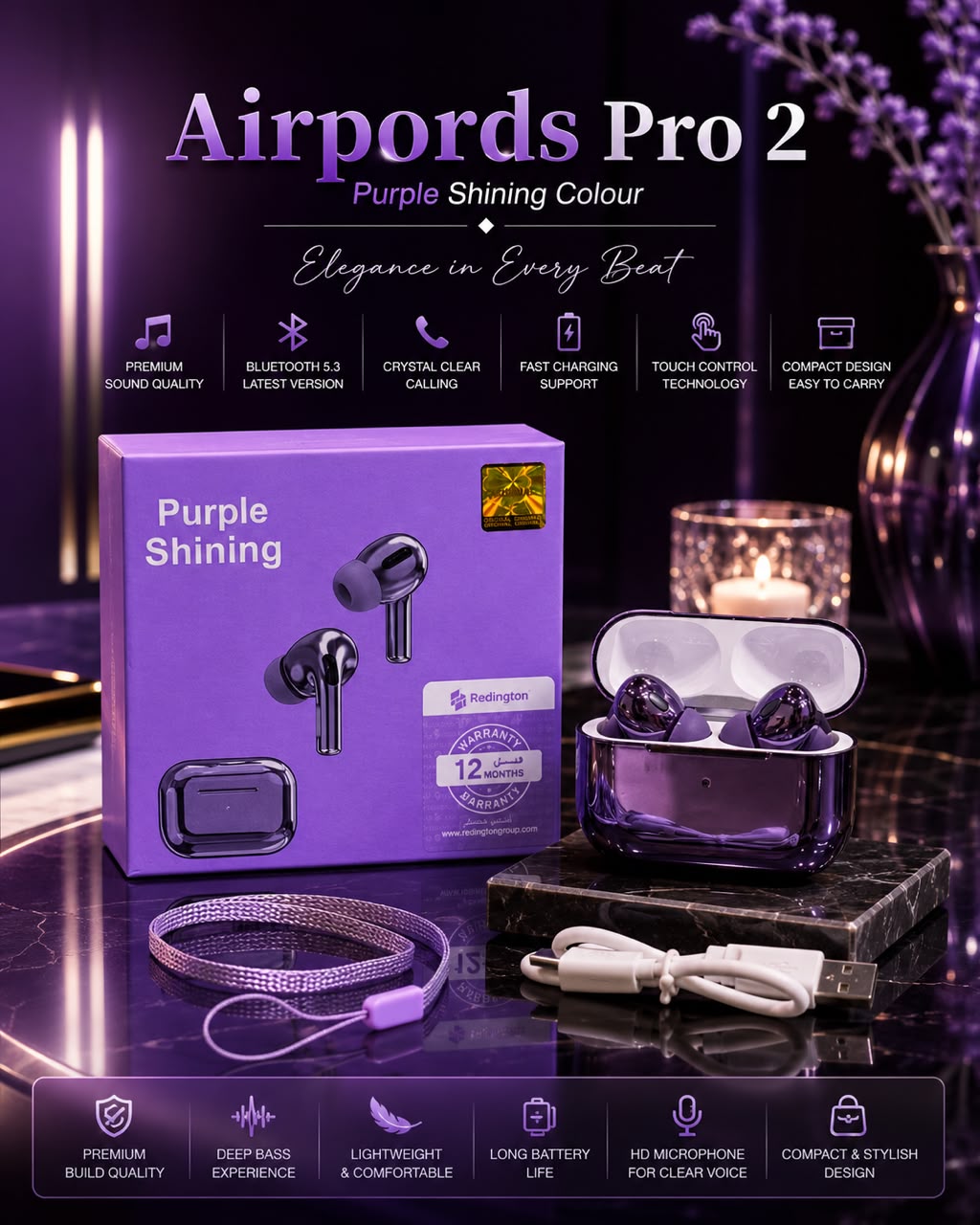 AirPods Pro 2 Buzzer Edition with Lanyard - DESIGN 05
