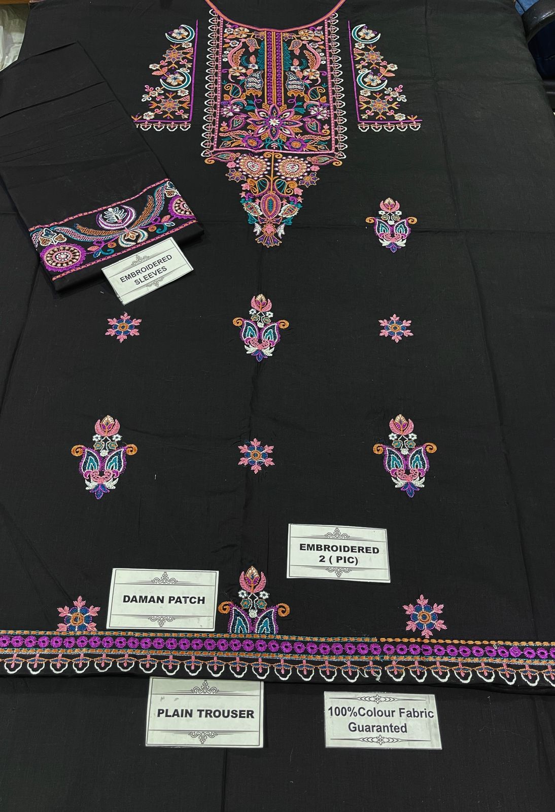 Dhanak Embroidered 2pc - DESIGN 25