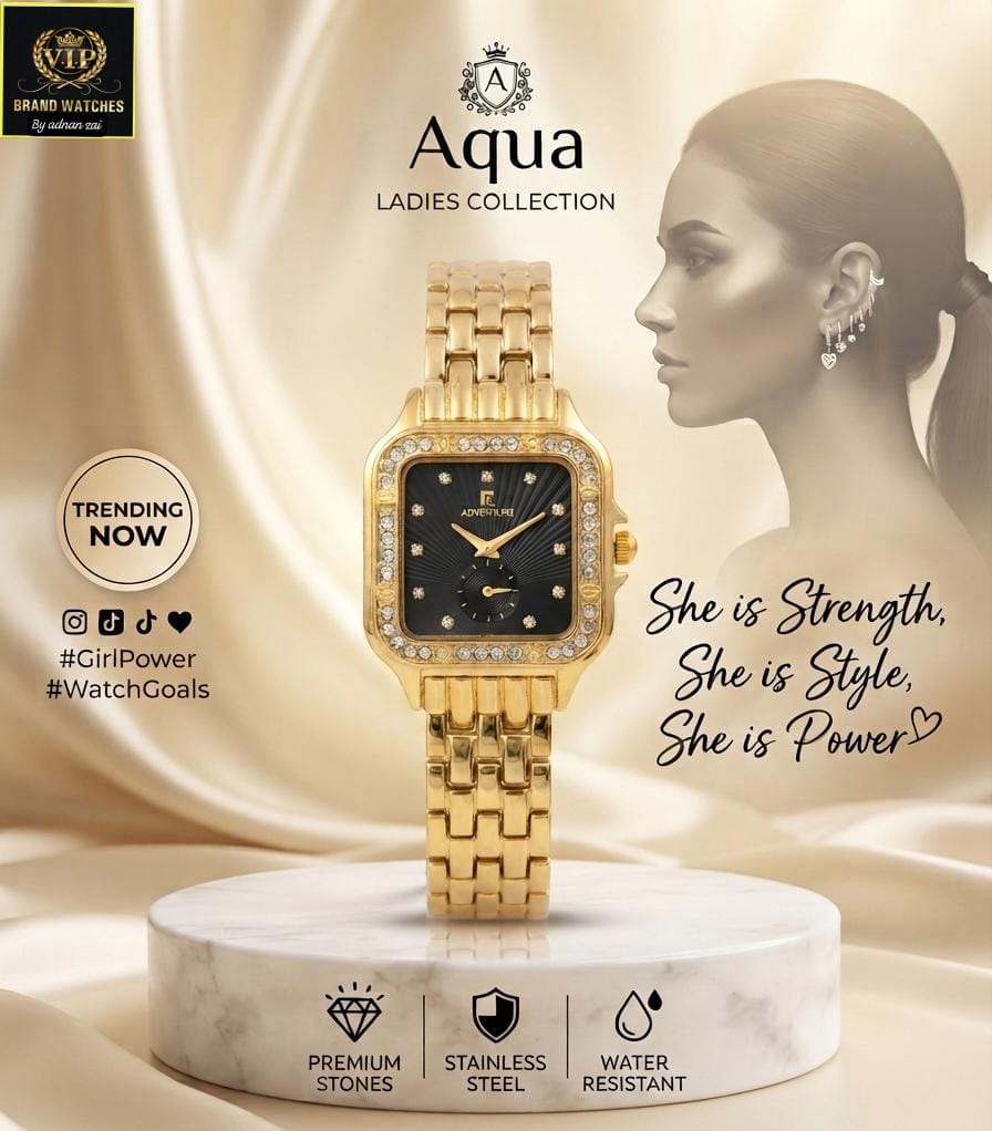 Aqua Girls Chain Watch