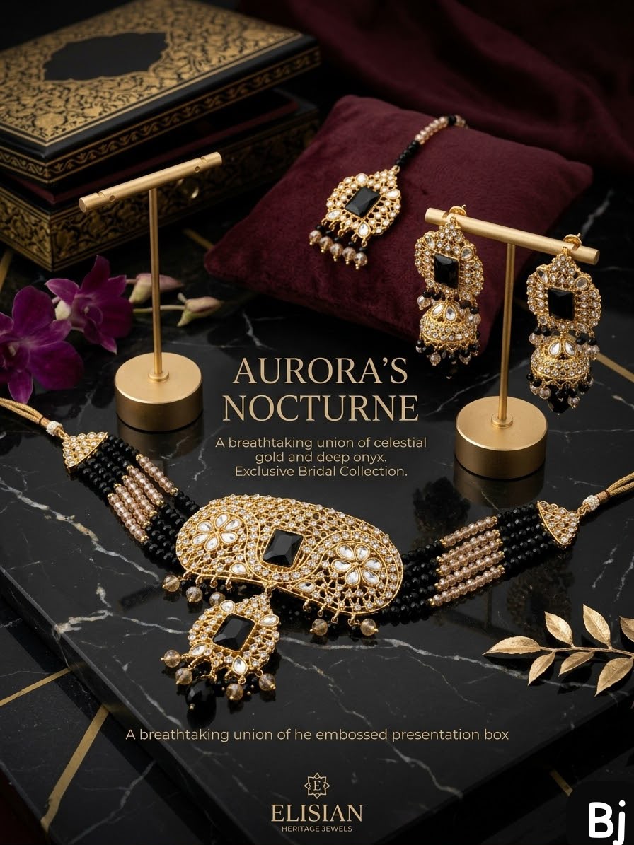 Kundan Choker Set with Earrings and Tika - DESIGN 13