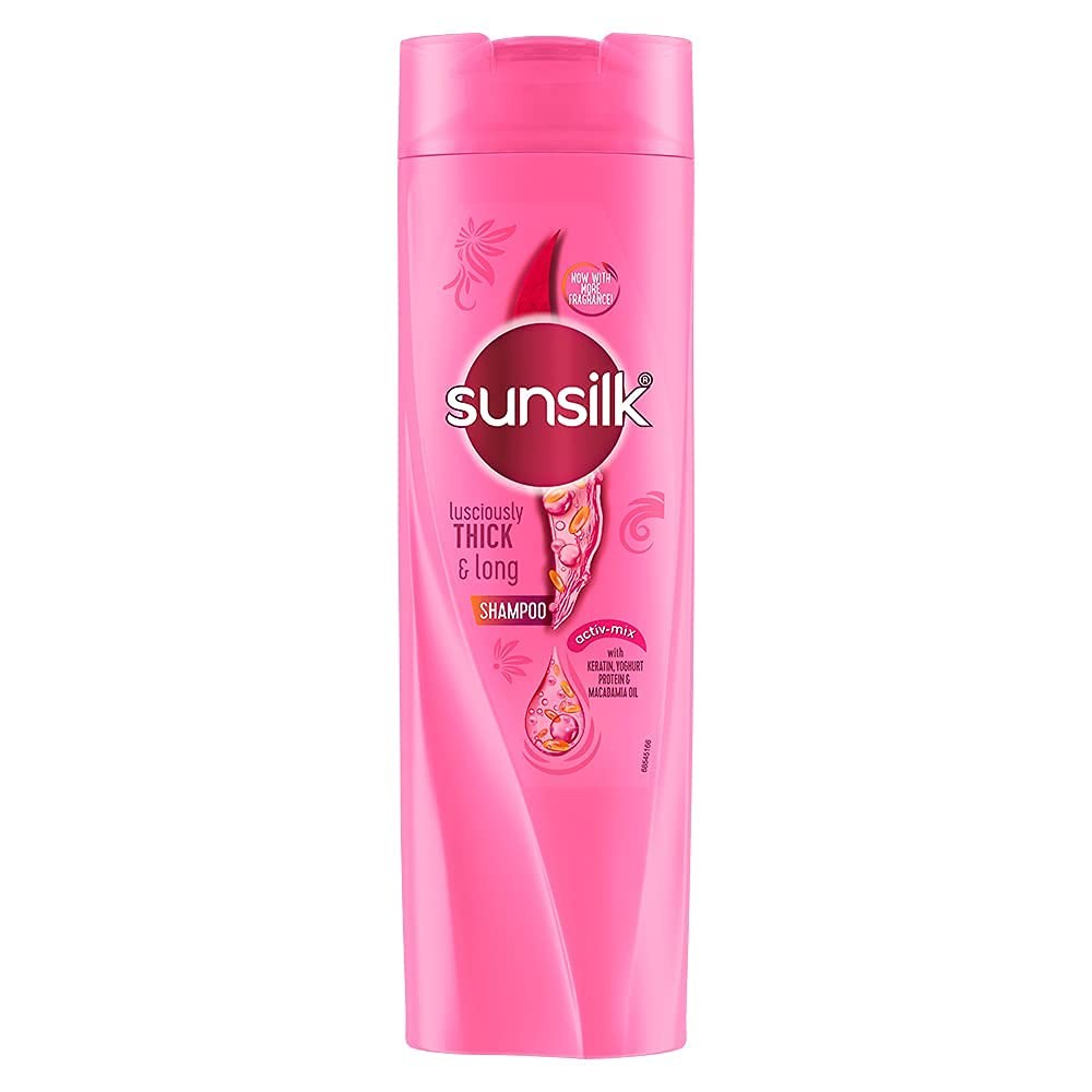 Sunsilk Shampoo Thick And Long Pink 360Ml Large