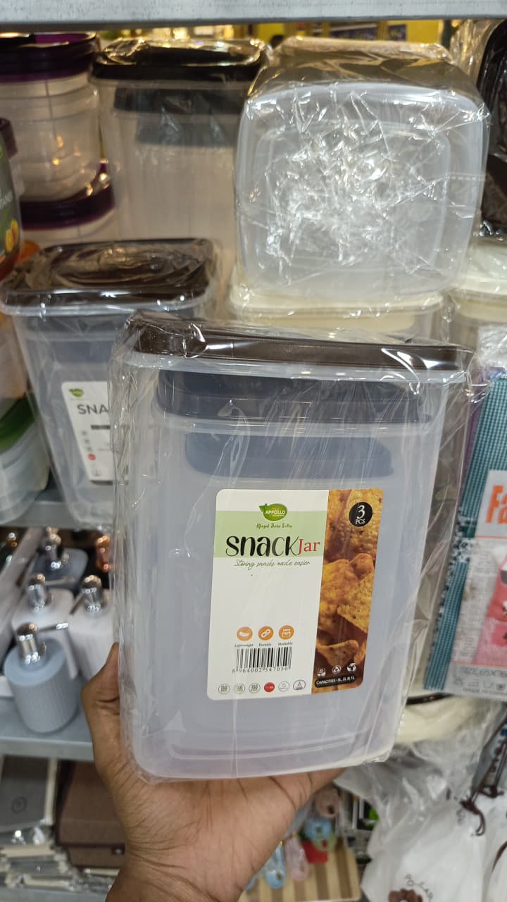 Apollo Snack Jar Pack of 3